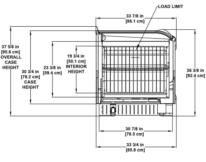 CNZLA and CNEZLA | Mobile R-290 Refrigerated Display Cases